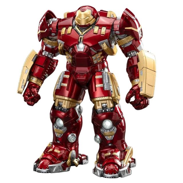 ZD Toys Hulkbuster Mark 44 1/10 scale figure in metallic red and gold armor